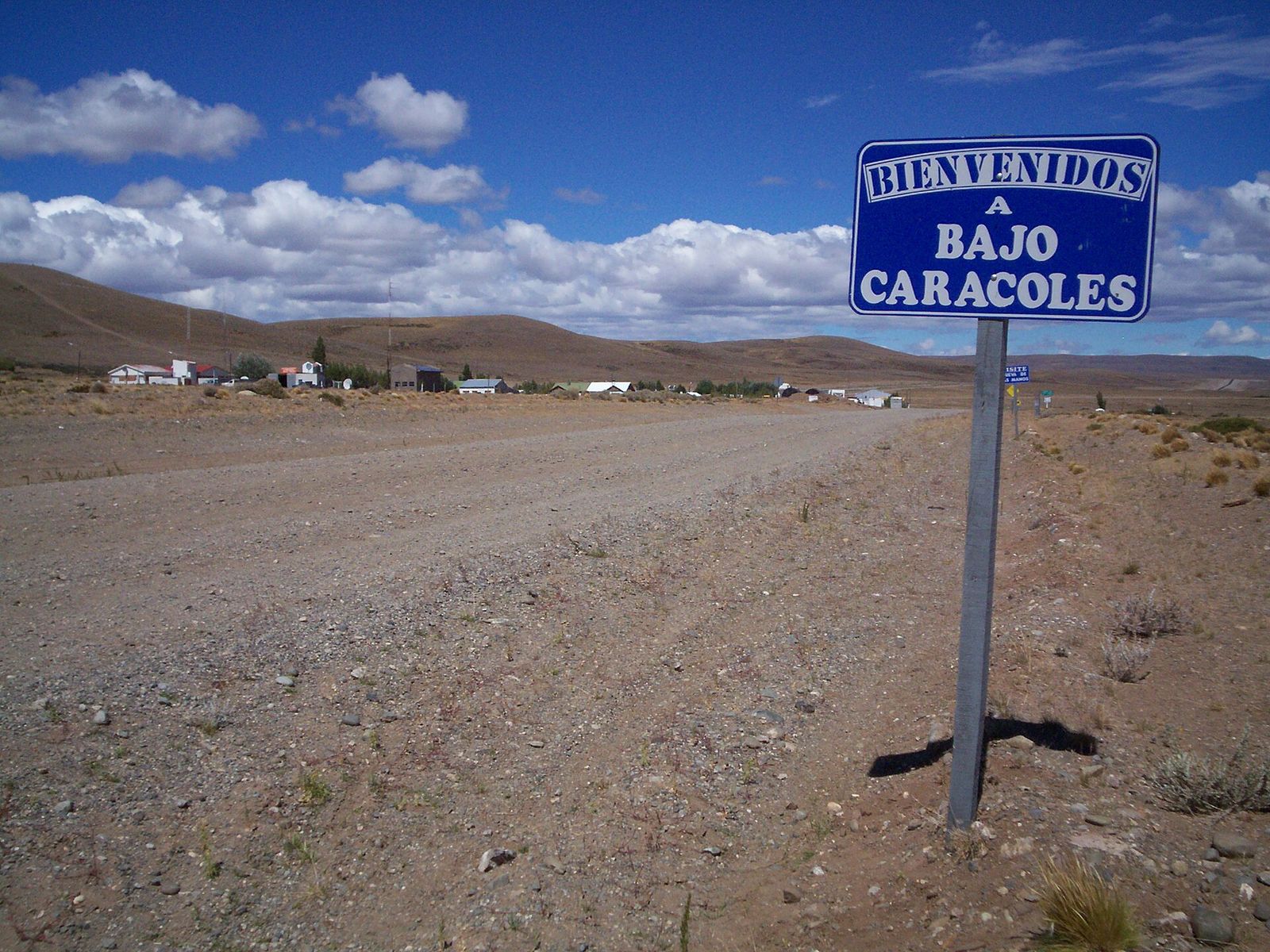 Acceso a Bajo Caracoles por la Ruta Nacional 40
